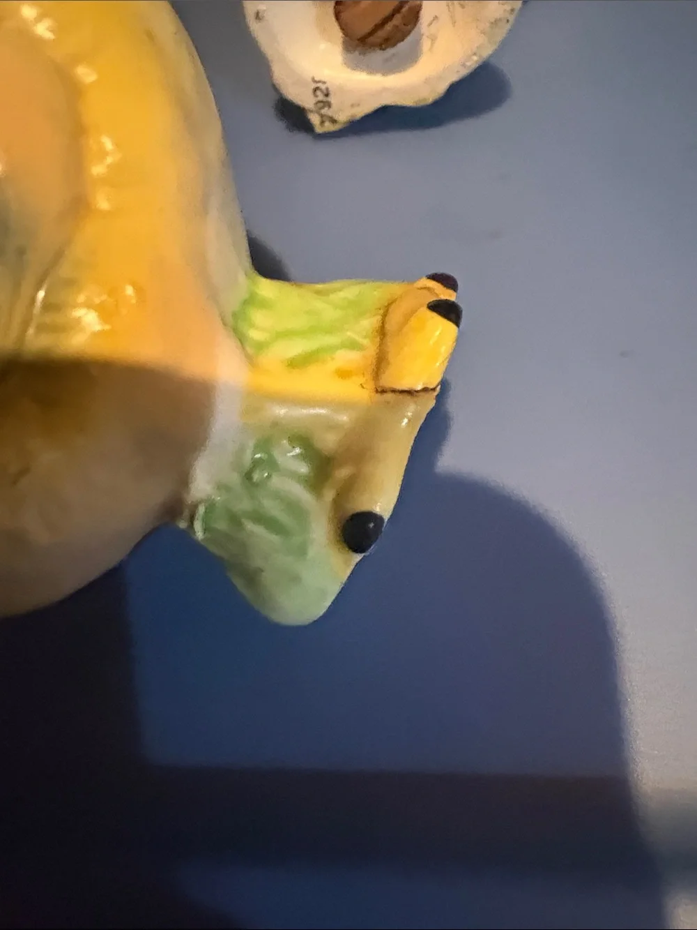 Yellow Ceramic Rooster & Hen salt and pepper set